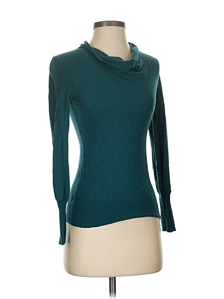 Pre-owned Ann Taylor Loft Turtleneck Sweater In Blue