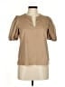 Banana Republic Tan Short Sleeve Blouse Size S - photo 1