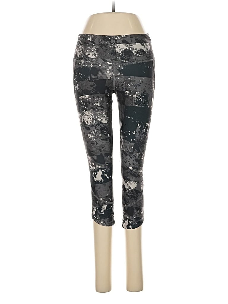 Pre-owned Under Armour Leggings In Silver