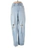 Madewell 100% Cotton Stripes Blue Jeans Size 25 waist - photo 1