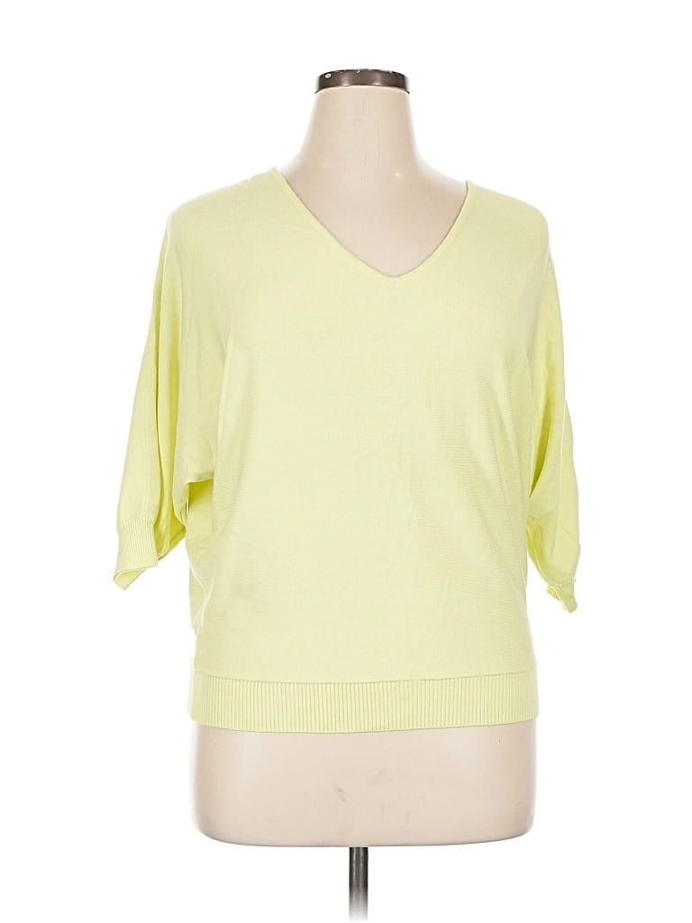 Pre-owned Premise Cardigan Sweater In Yellow