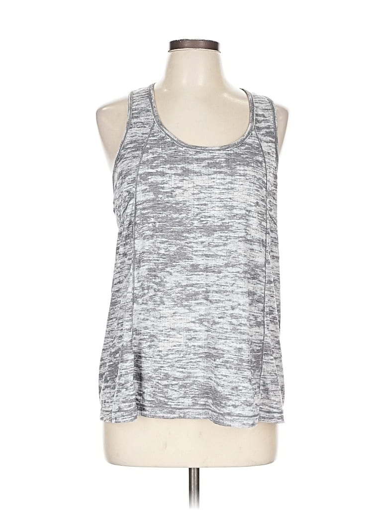Pre-owned Zella Active Tank Top In Silver