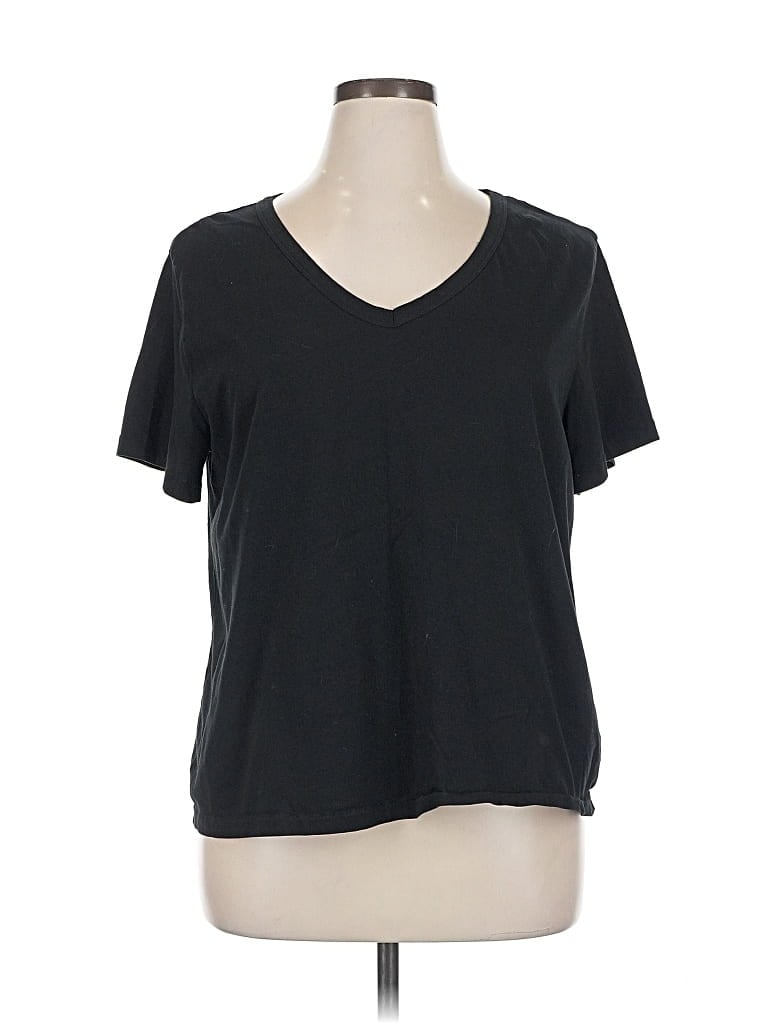 Pre-owned Gap Short Sleeve T-shirt In Black