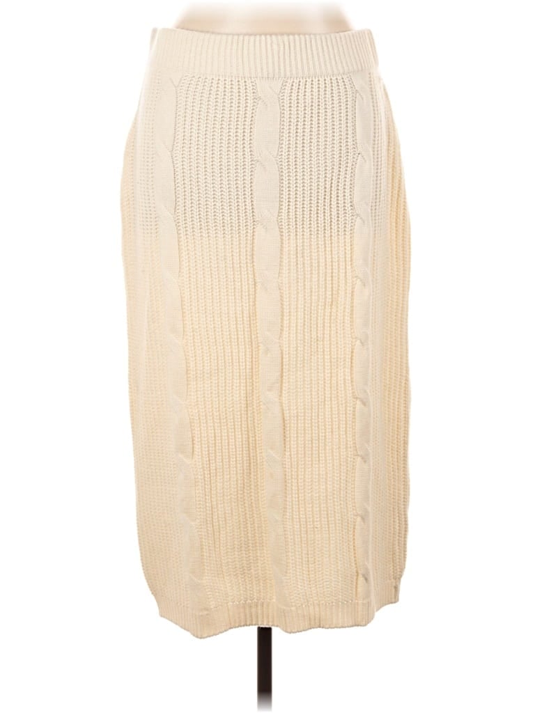 Pre-owned Venus Casual Skirt In White