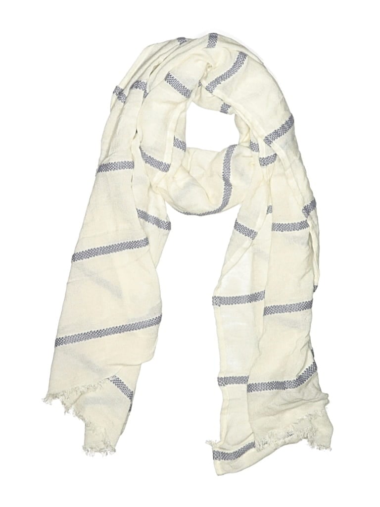 Pre-owned Banana Republic Factory Store Scarf In White