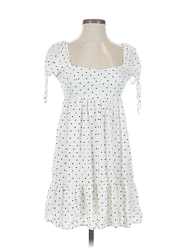 Pre-owned Aéropostale Casual Dress In White