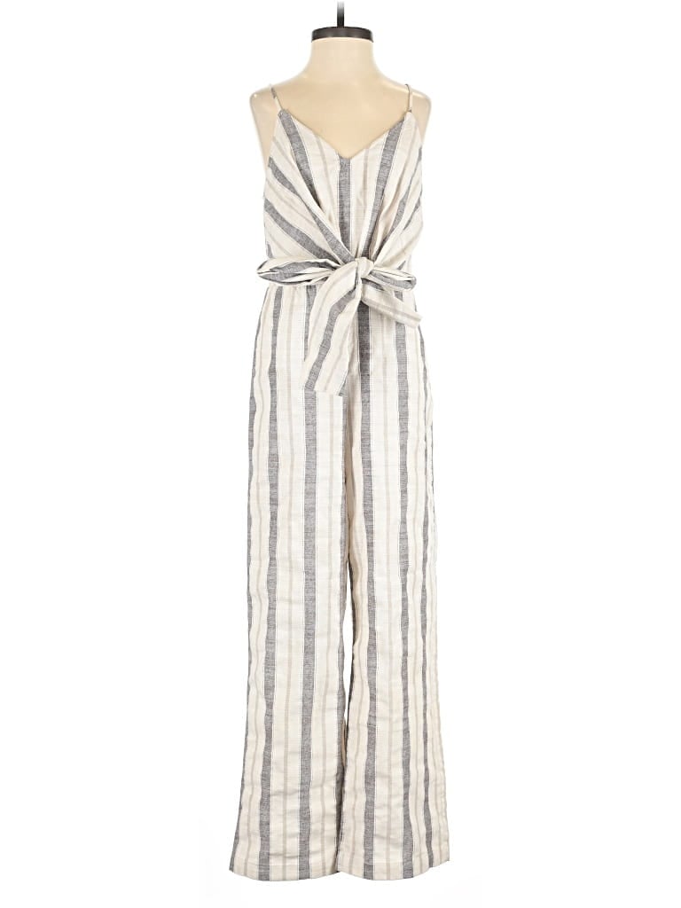 Pre-owned Lea & Viola Jumpsuit In Silver