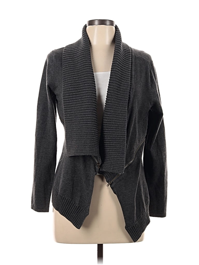 Pre-owned Pixley Cardigan Sweater In Gray