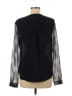 MICHAEL Michael Kors 100% Polyester Black Long Sleeve Blouse Size M - photo 2