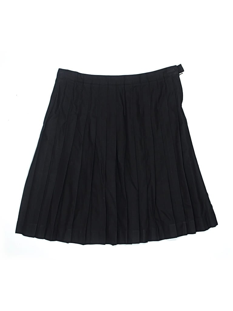 Pre-owned Lands' End Kids' Skirt In Black