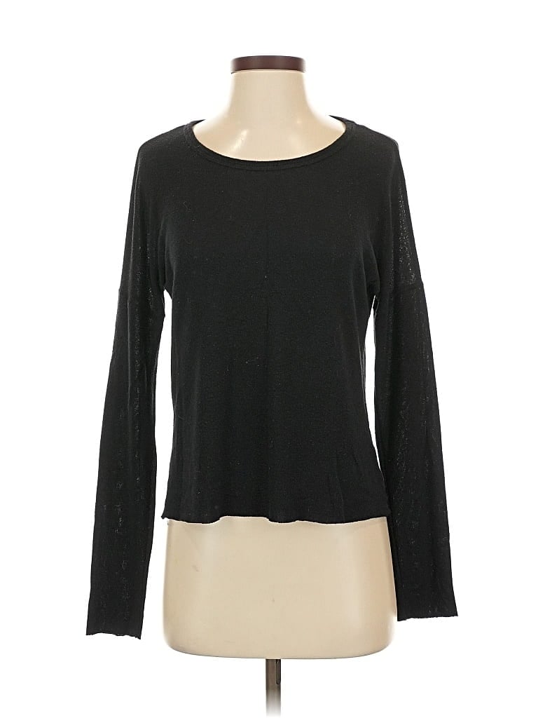 Pre-owned Nation Ltd. By Jen Menchaca Long Sleeve T-shirt In Black