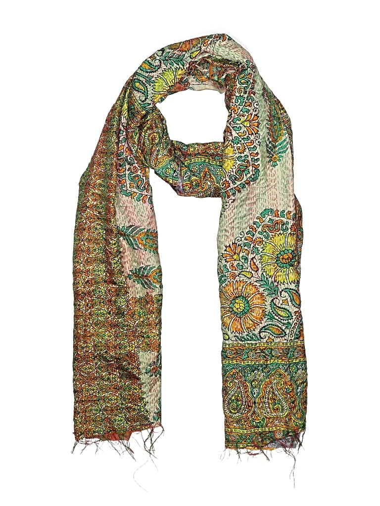 Pre-owned Unbranded Scarf In Orange