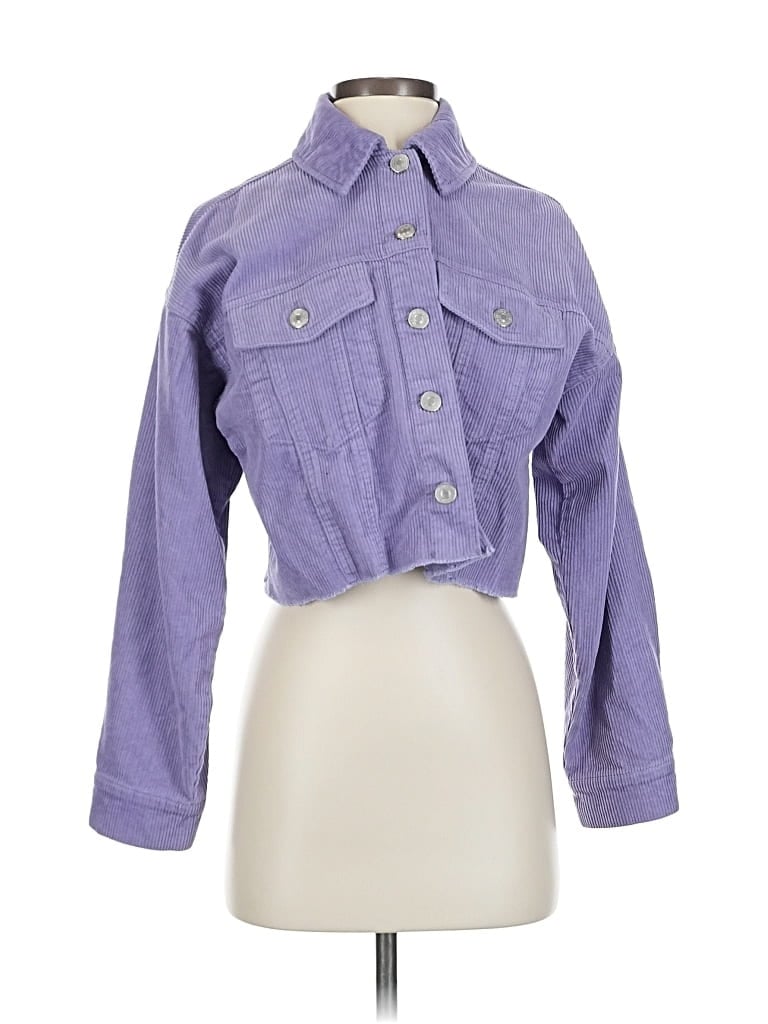 Pre-owned Forever 21 Jacket In Purple