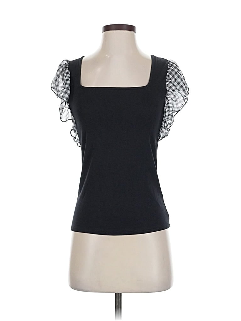 Pre-owned Laundry By Shelli Segal Sleeveless T-shirt In Black