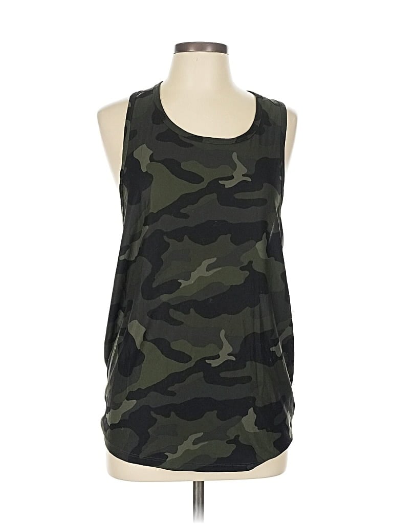 Pre-owned Active By Old Navy Tank Top Green Strapless Neckline Tops