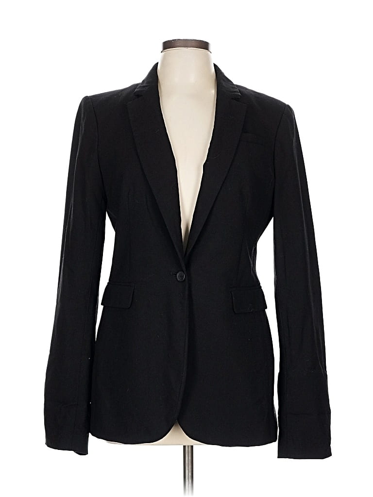 Pre-owned Banana Republic Wool Blazer Jacket In Black