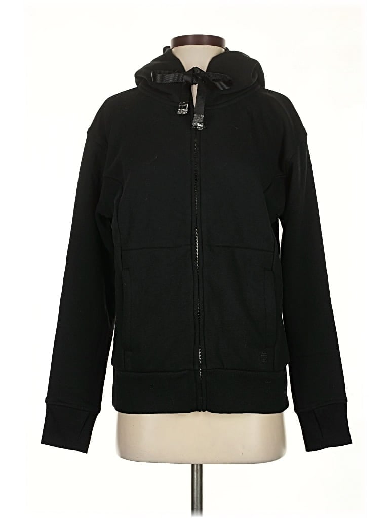 Assorted Brands Zip Up Hoodie In Black