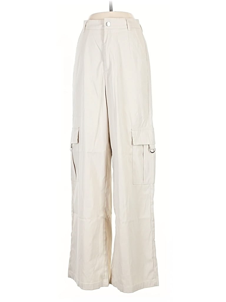 Pre-owned Unbranded Cargo Pants In White