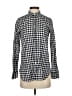 J.Crew Checkered-gingham Blue Long Sleeve Button-Down Shirt Size 4 - photo 1