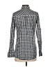 J.Crew Checkered-gingham Blue Long Sleeve Button-Down Shirt Size 4 - photo 2