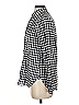 J.Crew Checkered-gingham Blue Long Sleeve Button-Down Shirt Size 4 - photo 5