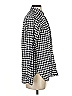 J.Crew Checkered-gingham Blue Long Sleeve Button-Down Shirt Size 4 - photo 4