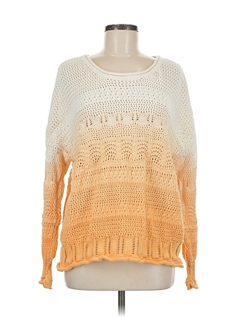 Pre-owned Seven7 Pullover Sweater In Orange