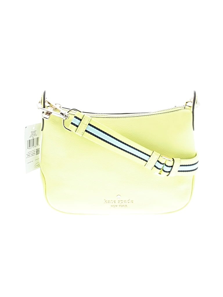 Kate Spade New York Leather Crossbody Bag In Yellow