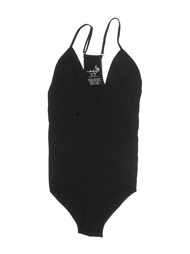 Pre-owned Intimately By Free People Bodysuit In Black