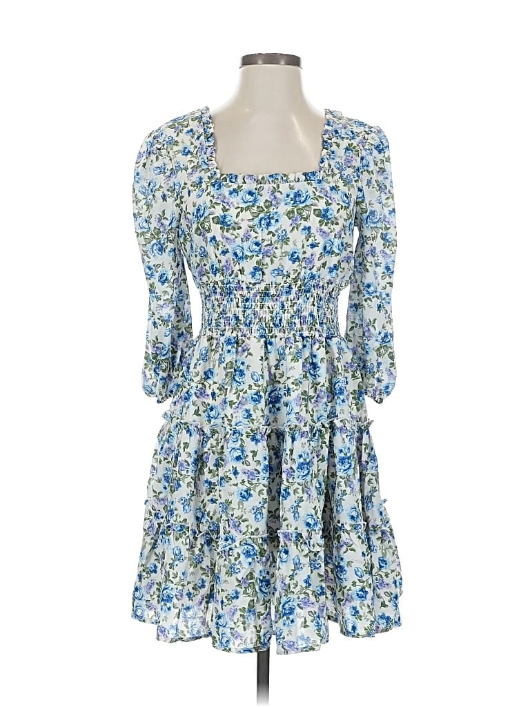 Pre-owned Alove Story A...love Story Casual Dress In Blue
