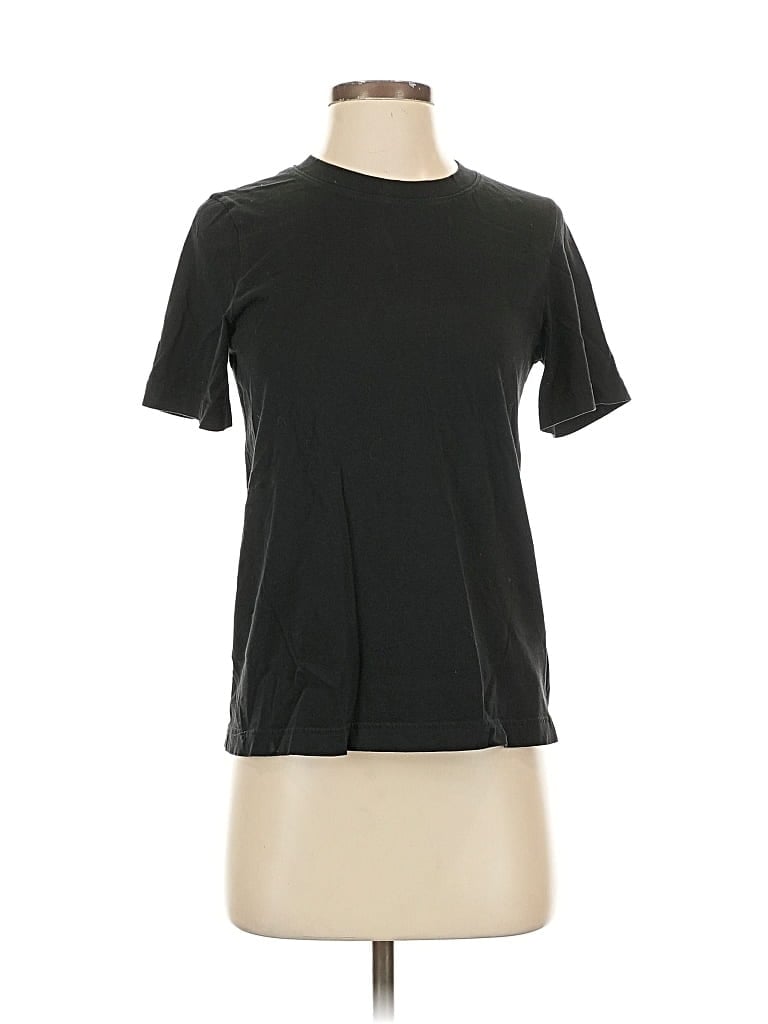 Pre-owned Cos Short Sleeve T-shirt In Black