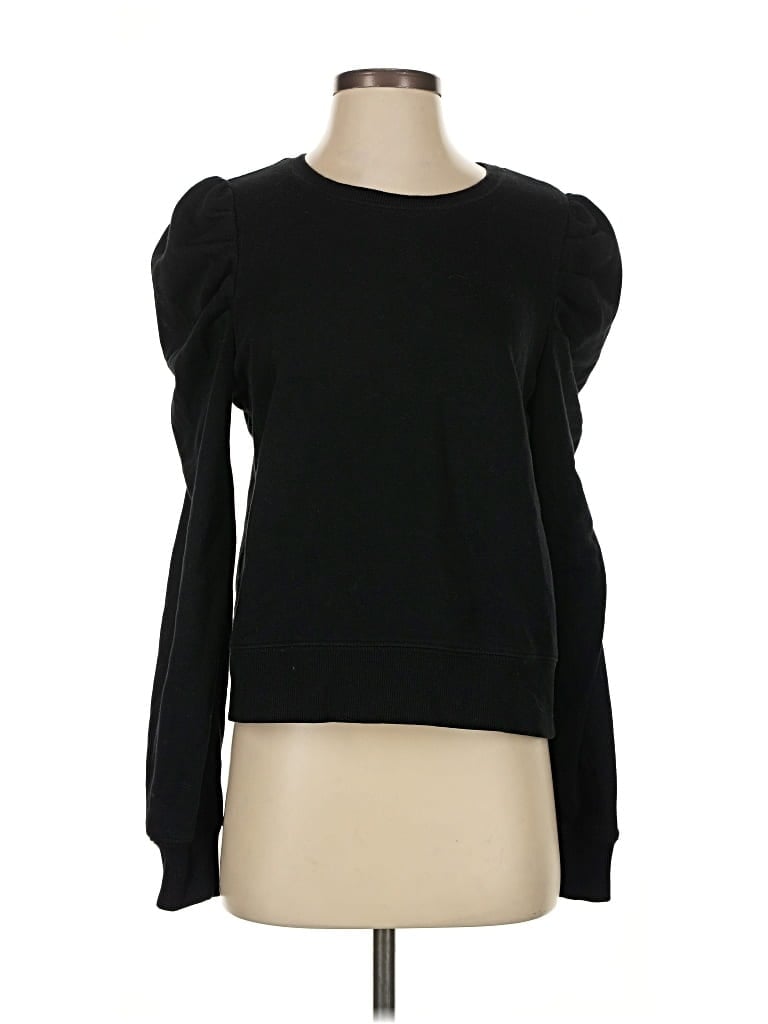 Pre-owned Rebecca Minkoff Long Sleeve Top Black Turtleneck Tops