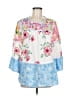 Calessa 100% Polyester White 3/4 Sleeve Blouse Size M (petite) - photo 1