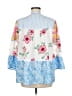 Calessa 100% Polyester White 3/4 Sleeve Blouse Size M (petite) - photo 2