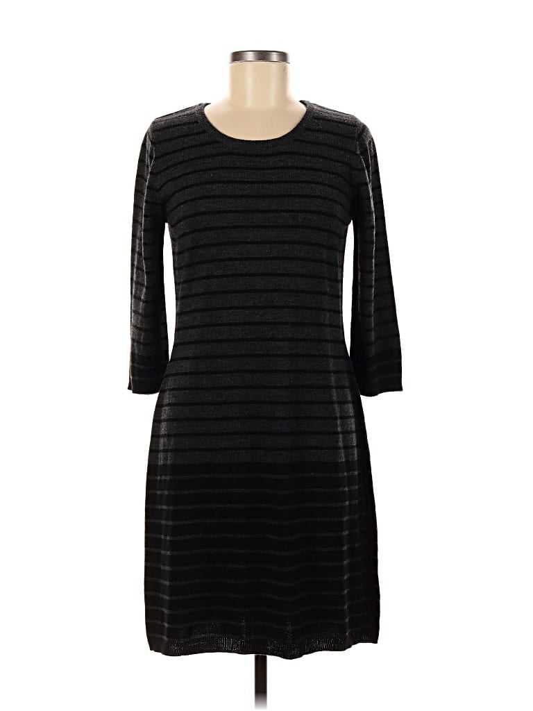 Pre-owned Ab Studio Casual Dress In Black
