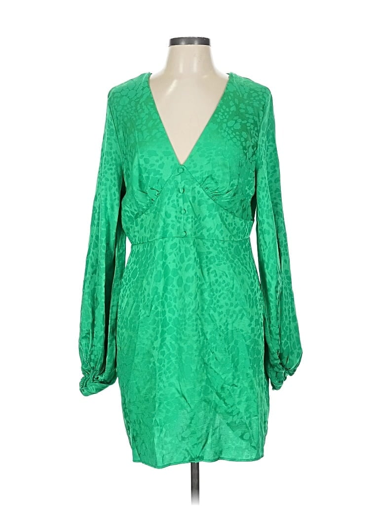 Pre-owned New Look Cocktail Dress In Green