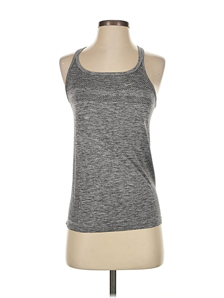 Pre-owned Nike Active Tank Top In Gray