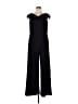 Maia Solid Black Jumpsuit Size 12 - photo 1