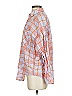 BDG Plaid Orange Purple Long Sleeve Button-Down Shirt Size S - photo 5