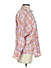 BDG Plaid Orange Purple Long Sleeve Button-Down Shirt Size S - photo 4