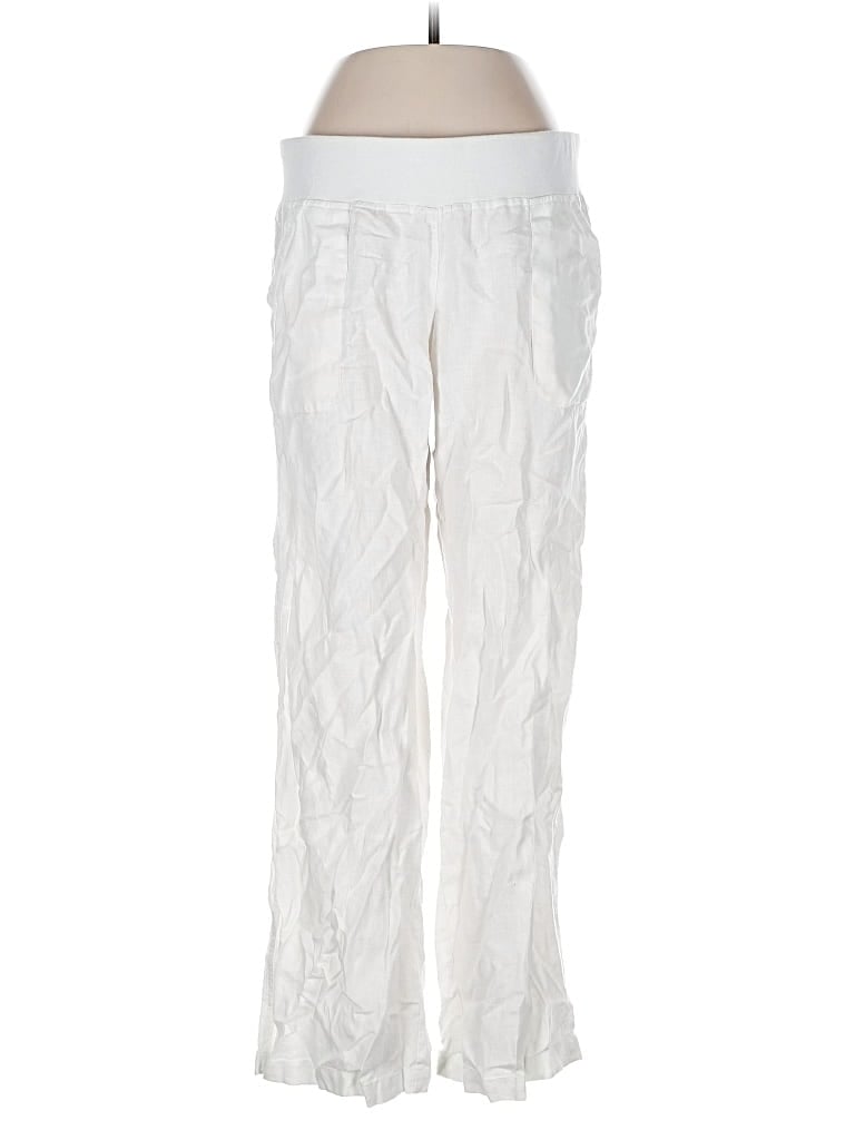 Pre-owned Allen Allen Casual Pants In White