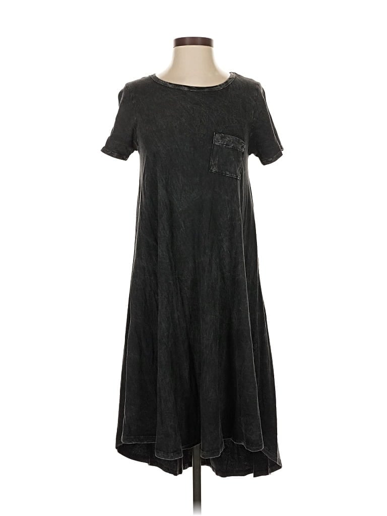 Pre-owned Lularoe Casual Dress In Black