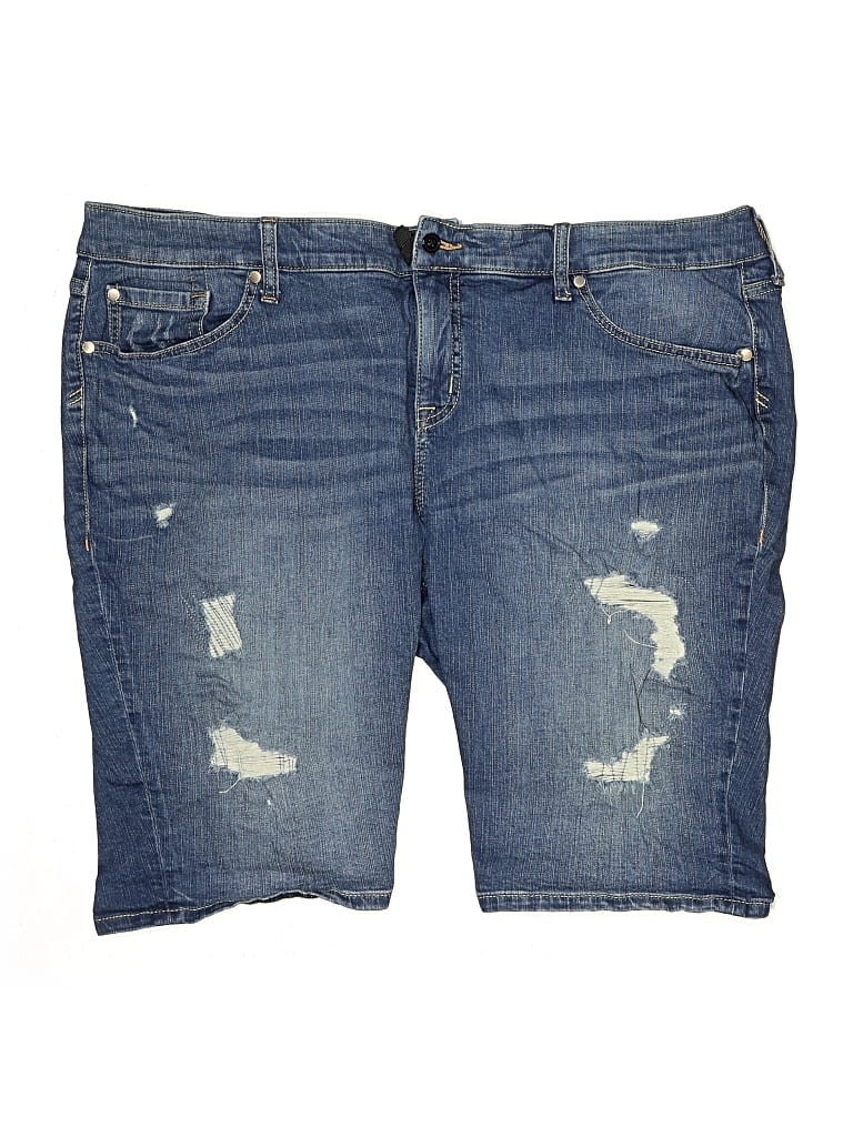 Pre-owned Torrid Denim Shorts In Blue