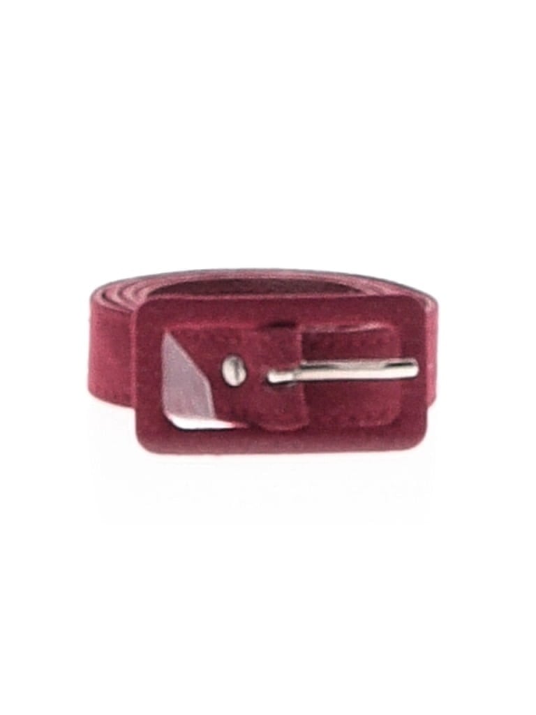 Pre-owned Unbranded Belt In Burgundy