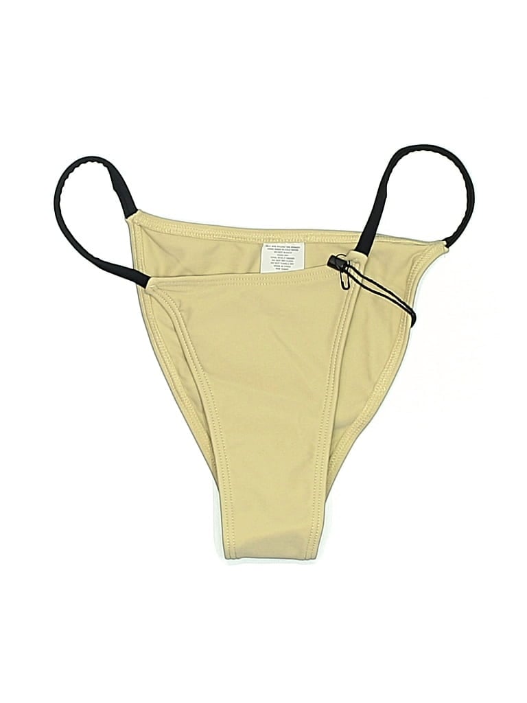 Pre-owned Michael Costello X Revolve Swimsuit Bottoms In Brown