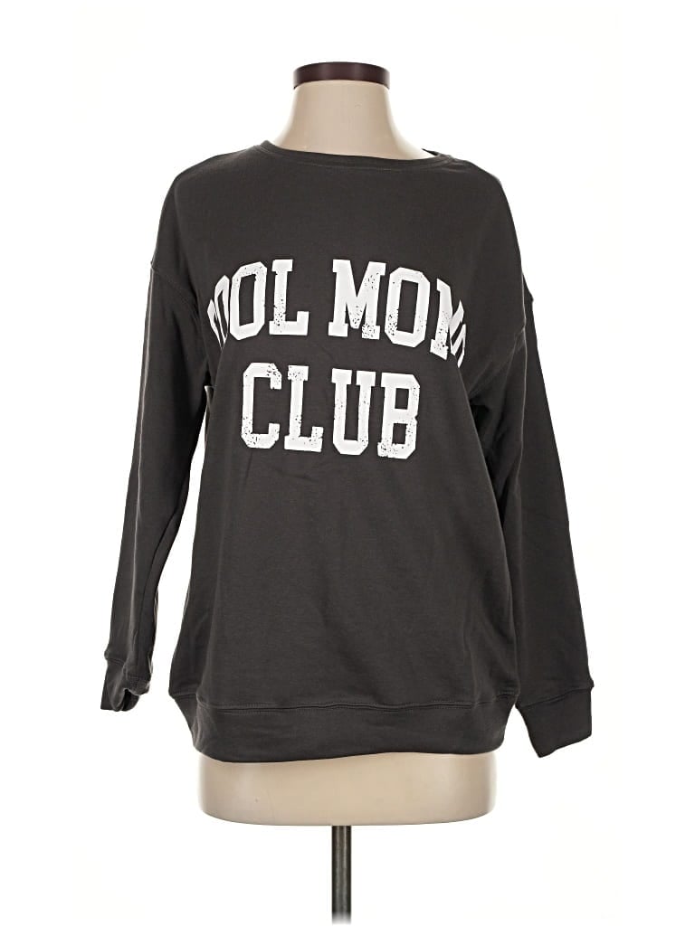 Pre-owned Unbranded Sweatshirt In Black