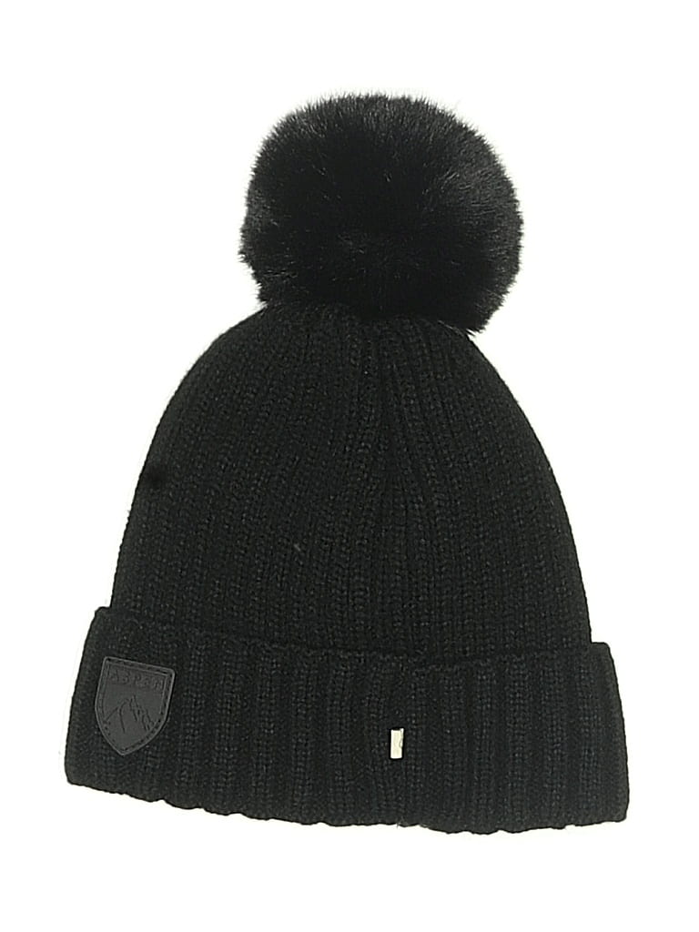 Pre-owned Aspen Beanie Hat In Black