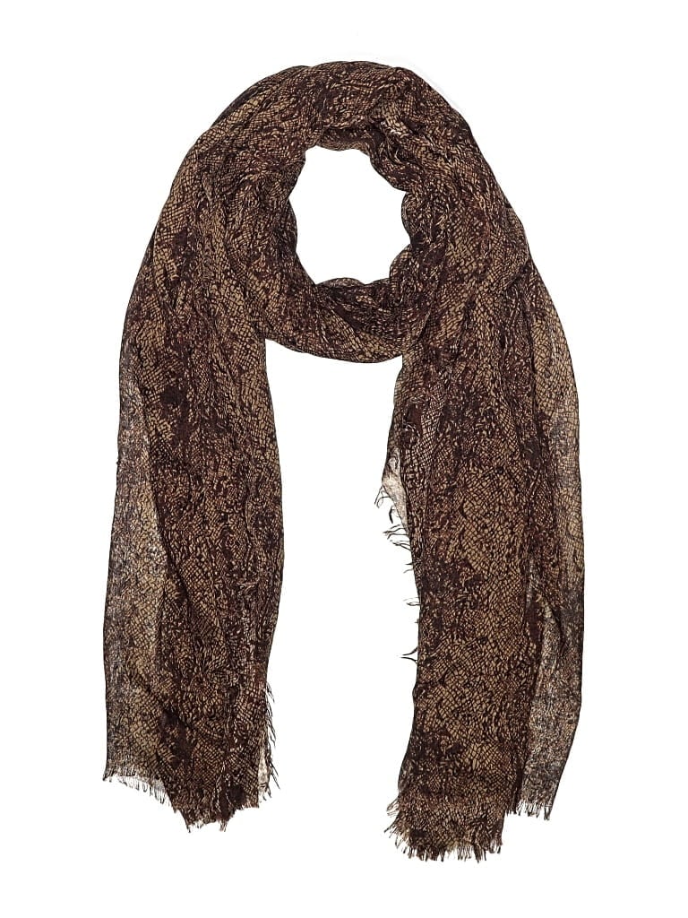 Pre-owned Unbranded Scarf In Brown