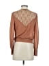 Very J 100% Polyester Brown Long Sleeve Blouse Size S - photo 2