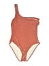 Solid & Striped Orange Bodysuit Size L - photo 1